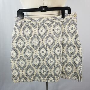 EP Pro White Black Cream Golf Tennis Activewear Skort Size 12